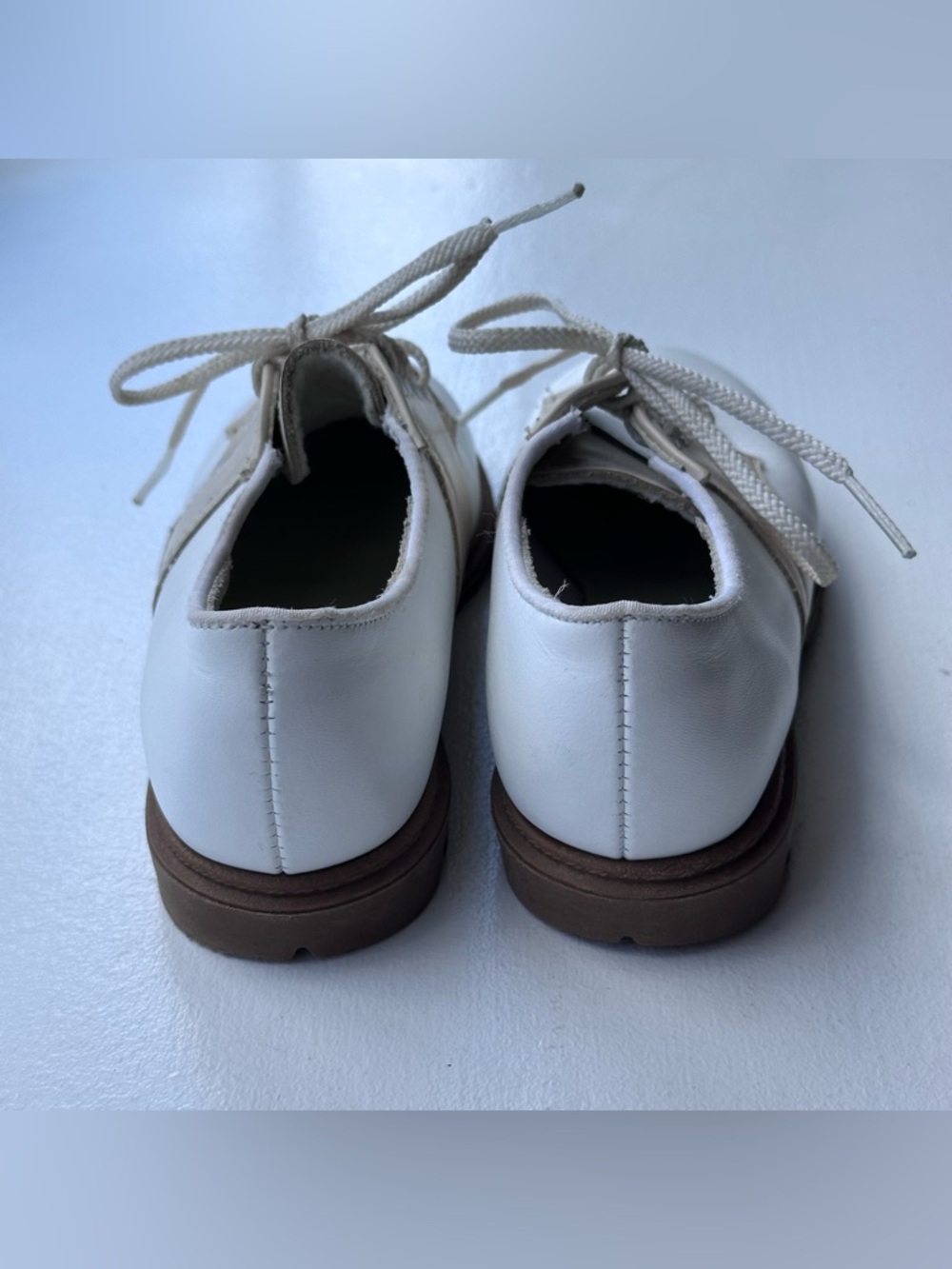 Amilio Kid's Leather Saddle Oxford Shoe size 10 Toddler - Picture 6 of 12